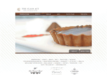 Tablet Screenshot of classactdining.com